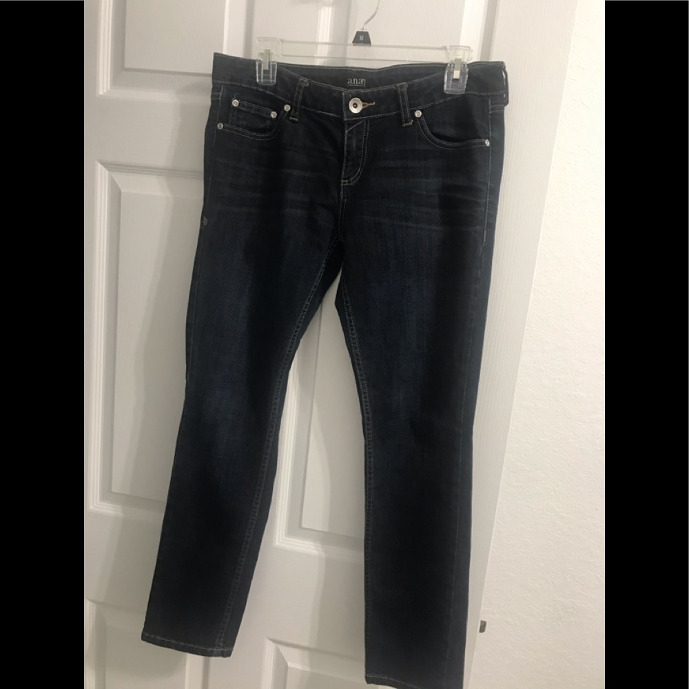 Dark blue jeans